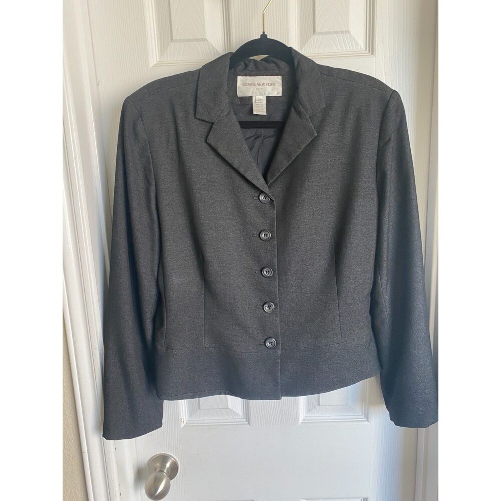Jones New York Collection Women’s Black Blazer Jacket Size 12